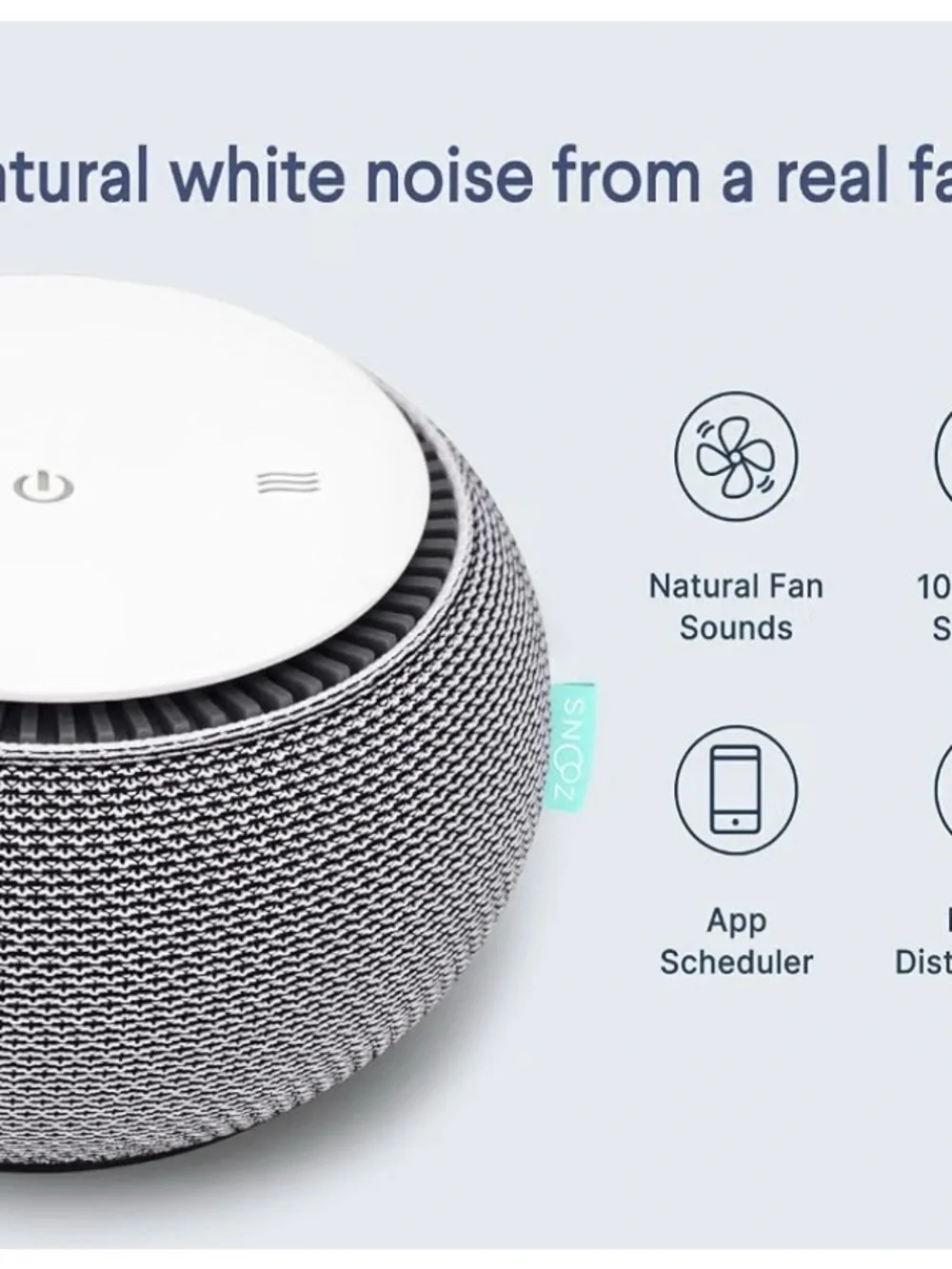 SNOOZ Smart White Noise Machine - Picture 3 of 10